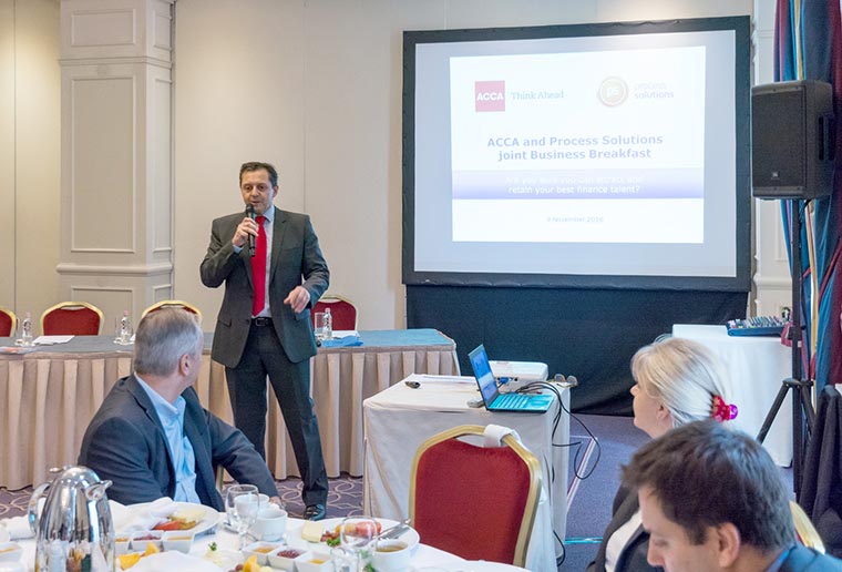 Process Solutions’ successful joint business breakfast with ACCA in Budapest