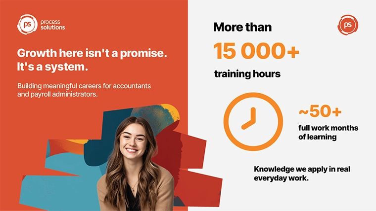 Accountant and payroll career development at Process Solutions - GINOP-trainings