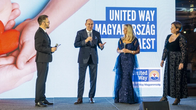 János Babos spoke as new Chairman of Board of Trustees at United Way Hungary